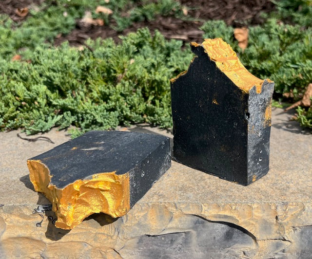Gold laced Charcoal Tea Tree Soap