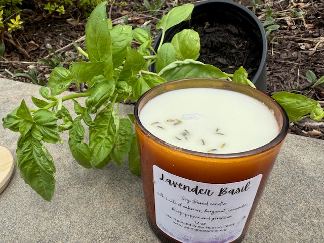 Lavender Basil Candle